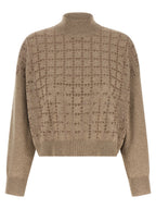 Brunello Cucinelli Beige Cashmere Cardigan