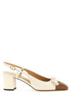 Valentino Garavani Black Leather Mid Heel Pumps