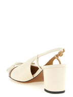 Valentino Garavani Black Leather Mid Heel Pumps
