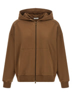 Brunello Cucinelli Brown Cotton Hoodie