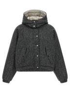 Brunello Cucinelli Gray Virgin Wool Jacket