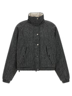 Brunello Cucinelli Gray Virgin Wool Jacket