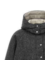 Brunello Cucinelli Gray Virgin Wool Jacket