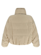 Brunello Cucinelli Beige Cotton Full-Length Jacket
