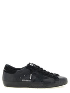 Golden Goose Black Cowhide Low Top Sneakers