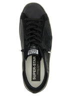 Golden Goose Black Cowhide Low Top Sneakers