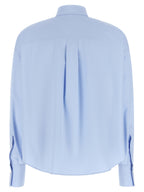 Brunello Cucinelli Blue Cotton Blouse