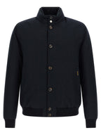 MooRER Blue Wool Bomber