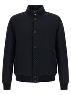 MooRER Blue Wool Bomber