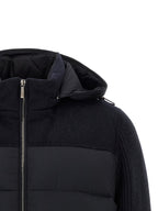 MooRER Blue Wool Full-Length Jacket