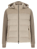 MooRER Beige Wool Full-Length Jacket