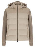 MooRER Beige Wool Full-Length Jacket