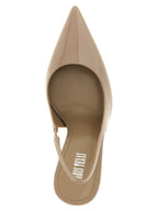 Paris Texas Beige Calfskin High Heel Pumps