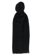 Brunello Cucinelli Black Cashmere Scarf