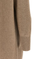 Brunello Cucinelli Beige Virgin Wool Short Dress