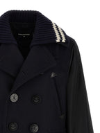Dsquared² Blue Wool Coat