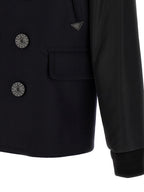 Dsquared² Blue Wool Coat