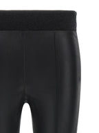 Brunello Cucinelli Black Lamb Leather Leggings