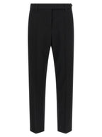 Brunello Cucinelli Black Virgin Wool Dress Pants