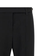 Brunello Cucinelli Black Virgin Wool Dress Pants