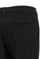 Brunello Cucinelli Black Virgin Wool Dress Pants