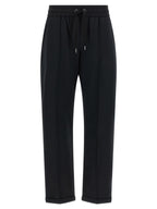 Brunello Cucinelli Black Cotton Joggers (Workout Pants)