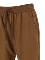 Brunello Cucinelli Brown Cotton Joggers (Workout Pants)