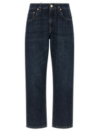 Brunello Cucinelli Blue Cotton Straight-Leg Jeans
