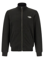Diesel Black Cotton Sweatshirt