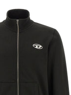 Diesel Black Cotton Sweatshirt
