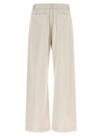 Brunello Cucinelli Beige Cotton Athletic Pants