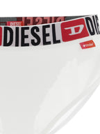 Diesel White Cotton Briefs