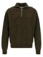 Jil Sander Bicolor Wool Cardigan