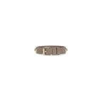 Gray Calf Leather Bos Taurus Bracelet