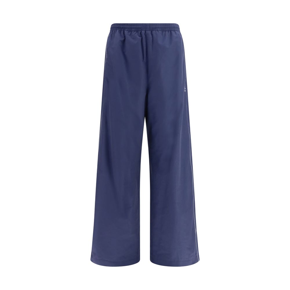 Blaue sportliche Baumwollhose