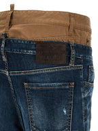 Dsquared² Blue Cotton Skinny Jeans