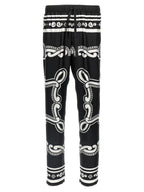 Dolce & Gabbana Bicolor Silk Casual Pants