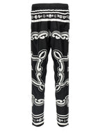 Dolce & Gabbana Bicolor Silk Casual Pants