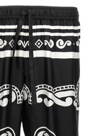 Dolce & Gabbana Bicolor Silk Casual Pants