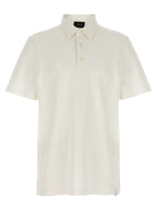 Brioni White Cotton Polo Shirt