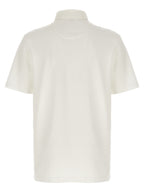 Brioni White Cotton Polo Shirt