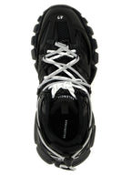 Balenciaga Black Polyethylene Athletic Sneakers