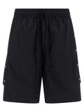 Thom Krom Black Cotton Bermuda Shorts