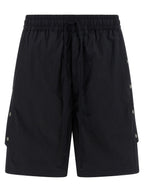 Thom Krom Black Cotton Bermuda Shorts