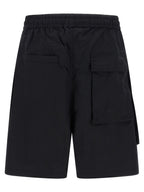 Thom Krom Black Cotton Bermuda Shorts