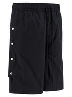 Thom Krom Black Cotton Bermuda Shorts