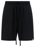 Thom Krom Black Cotton Bermuda Shorts