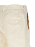 Incotex White Cotton Bermuda Shorts