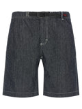Gramicci Blue Cotton Bermuda Shorts