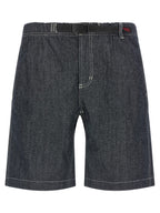 Gramicci Blue Cotton Bermuda Shorts